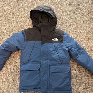 The North Face Brown and Blue Outerwear